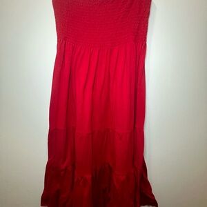 Elegant Red Women's Skirt